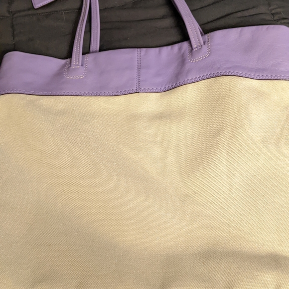 Coach Canvas and Leather Tote - Picture 5 of 12